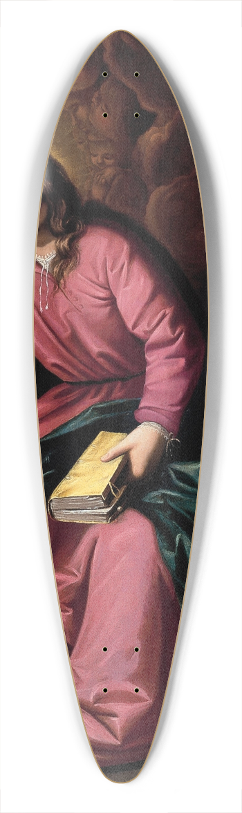 Francisco de Zurbarn - The Child Virgin Asleep 39.3 inch art pintail longboard deck