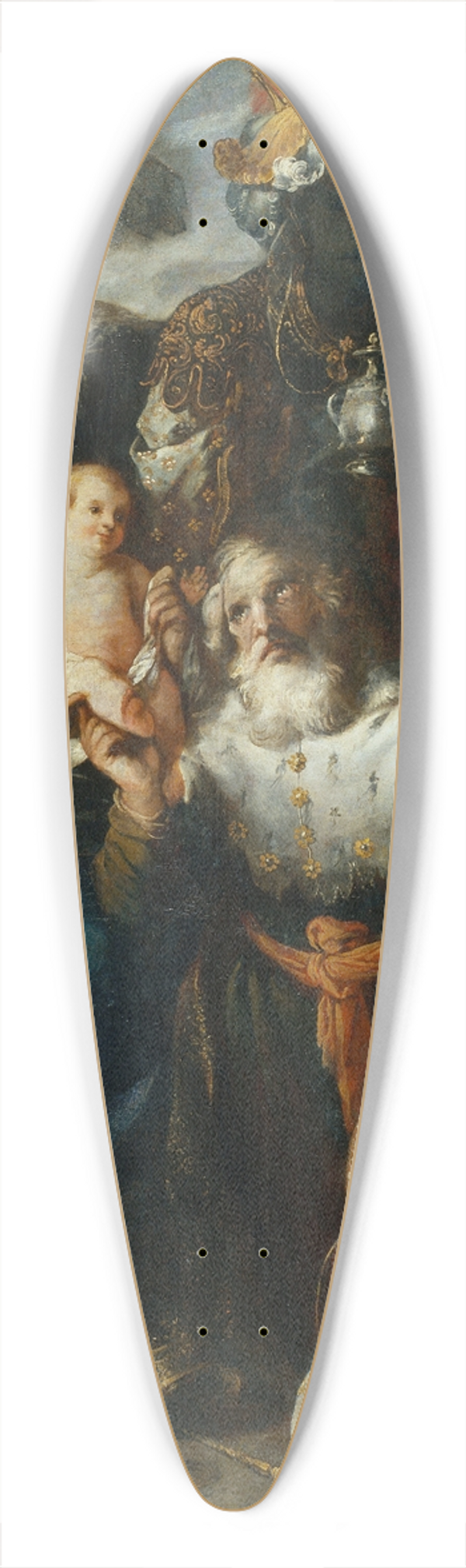 Francisco Herrera The Elder - Epiphany 39.3 inch art pintail longboard deck