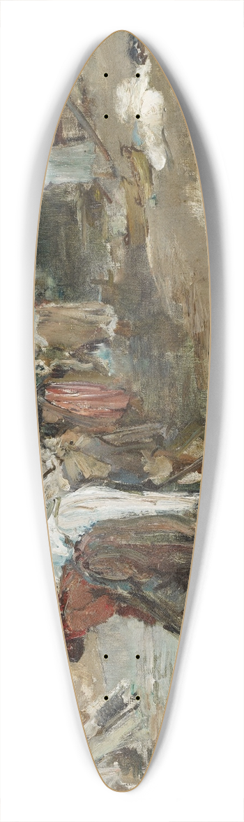Francisco Pradilla - Galician Washerwomen 39.3 inch art pintail longboard deck