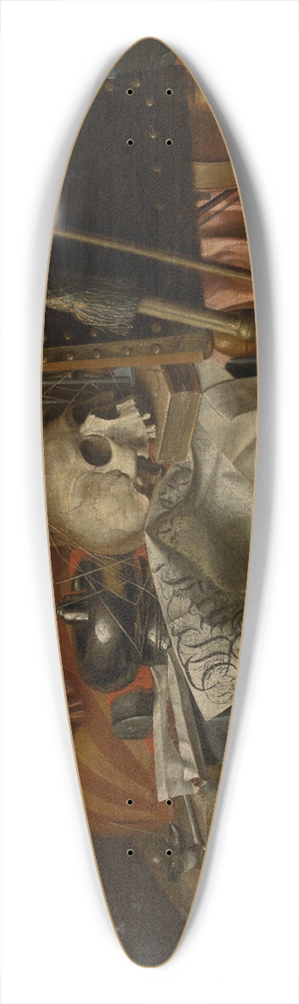 Franciscus Gijsbrechts - Vanitas 39.3 inch art pintail longboard deck
