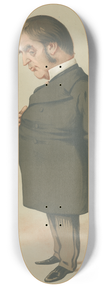 Carlo Pellegrini - Doctors and Scientists. Physiological Physic. Sir William Withey Gull. 18 December 1875 8.25 inch art skate deck