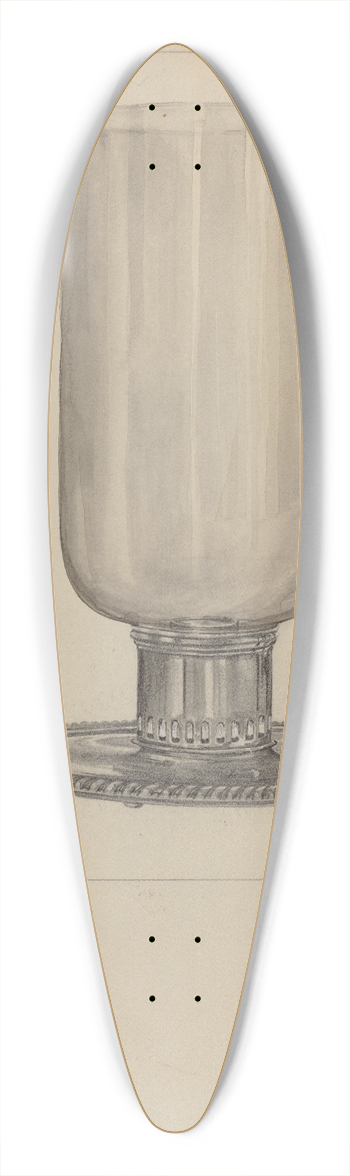 Francis Law Durand - Candlestick 39.3 inch art pintail longboard deck