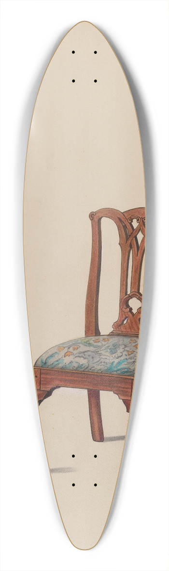 Francis Law Durand - Chair 39.3 inch art pintail longboard deck