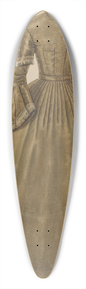 Francis Law Durand - Dress 39.3 inch art pintail longboard deck