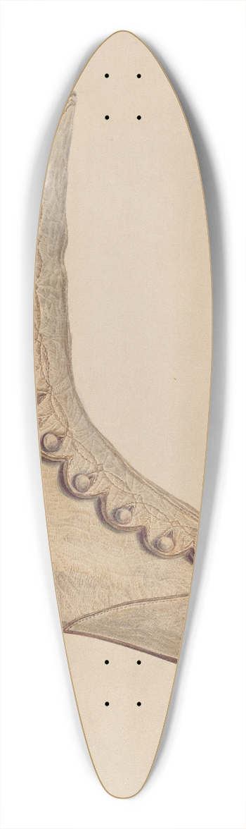 Francis Law Durand - Womans Shoe 39.3 inch art pintail longboard deck