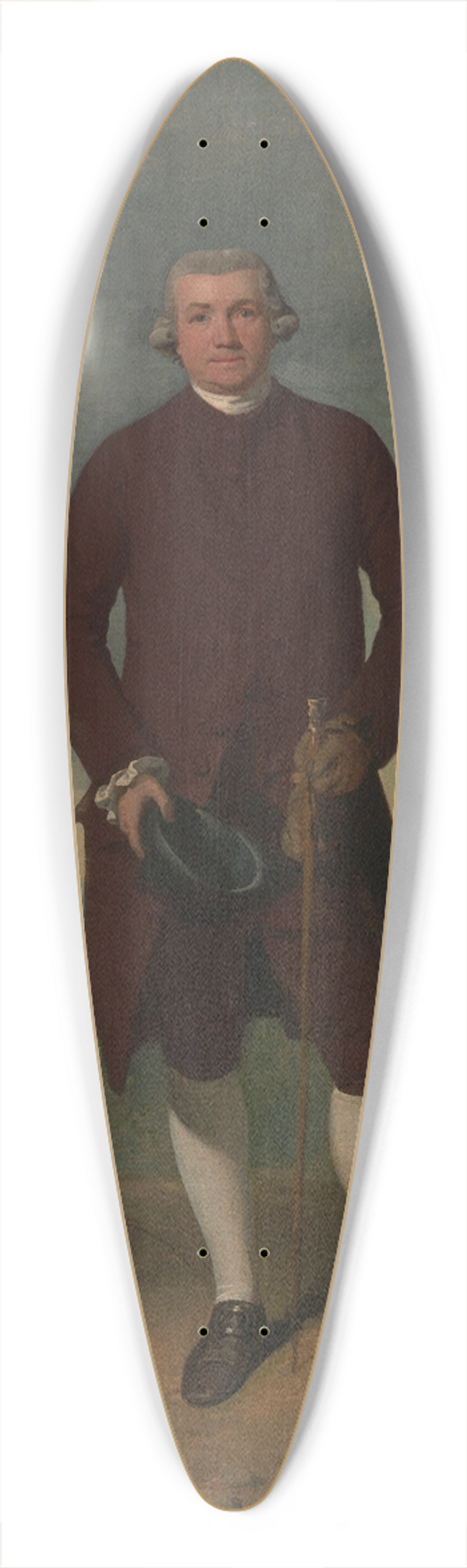 Francis Wheatley - Portrait Of A Man, Called George Basil Woodd 39.3 inch art pintail longboard deck