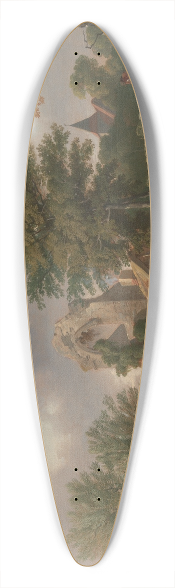 Francis Wheatley - View on the Medway 39.3 inch art pintail longboard deck