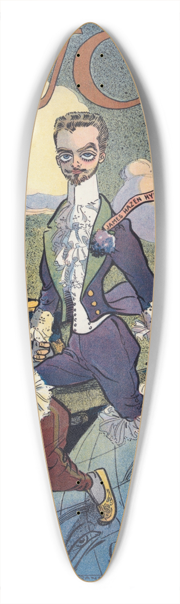 Frank Arthur Nankivell - Do it now! 39.3 inch art pintail longboard deck