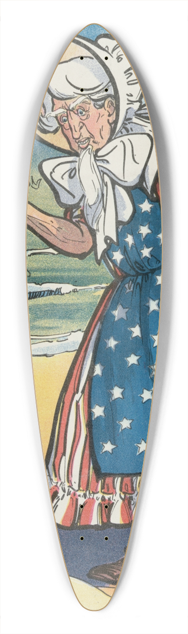 Frank Arthur Nankivell - Oh, Mother, may I go out to swim 39.3 inch art pintail longboard deck