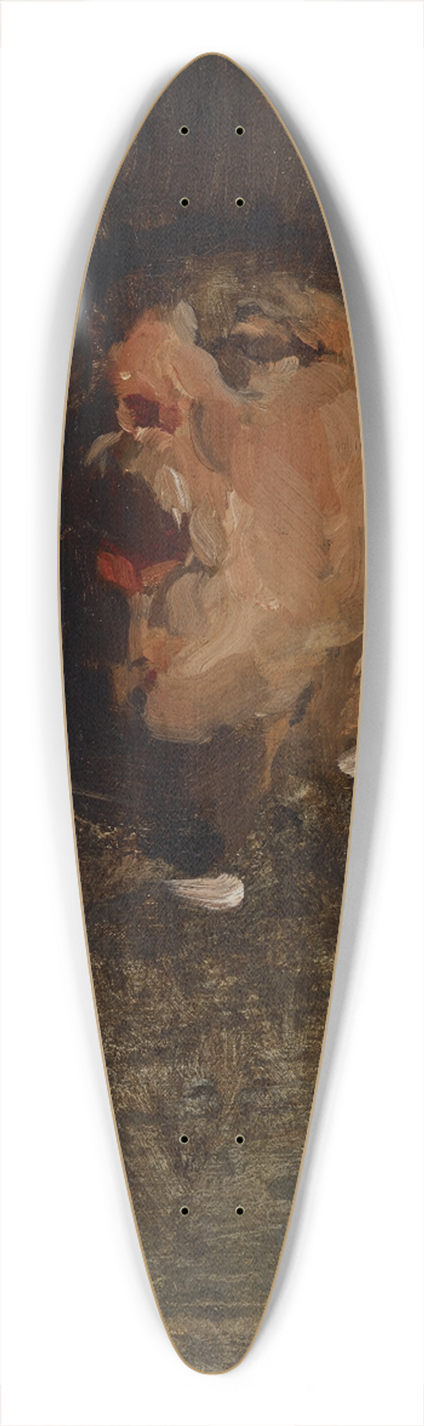 Frank Duveneck - Self-Portrait 39.3 inch art pintail longboard deck