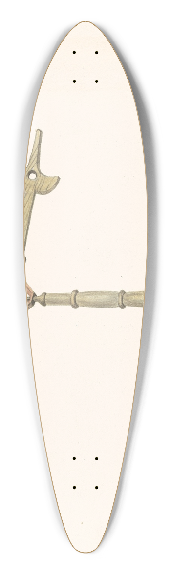 Frank Eiseman - Weather Vane 39.3 inch art pintail longboard deck