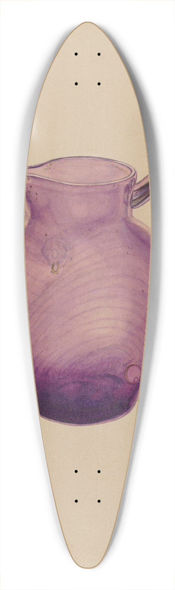 Frank Fumagalli - Creamer 39.3 inch art pintail longboard deck