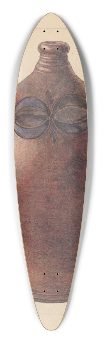 Frank Fumagalli - Jug 39.3 inch art pintail longboard deck