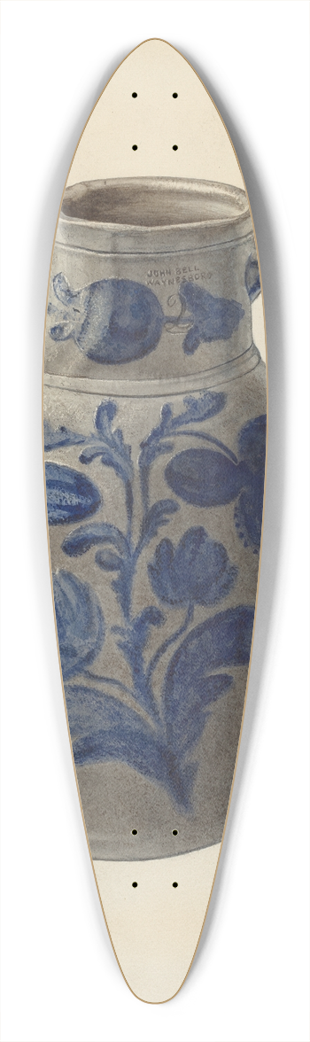 Frank Fumagalli - Pitcher 39.3 inch art pintail longboard deck