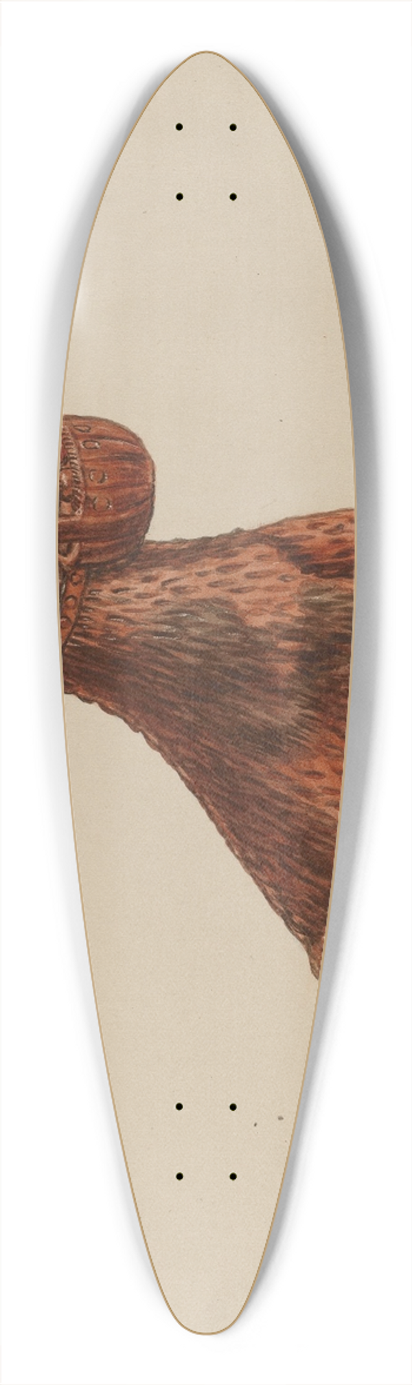Frank Fumagalli - Statuette of a Dog 39.3 inch art pintail longboard deck