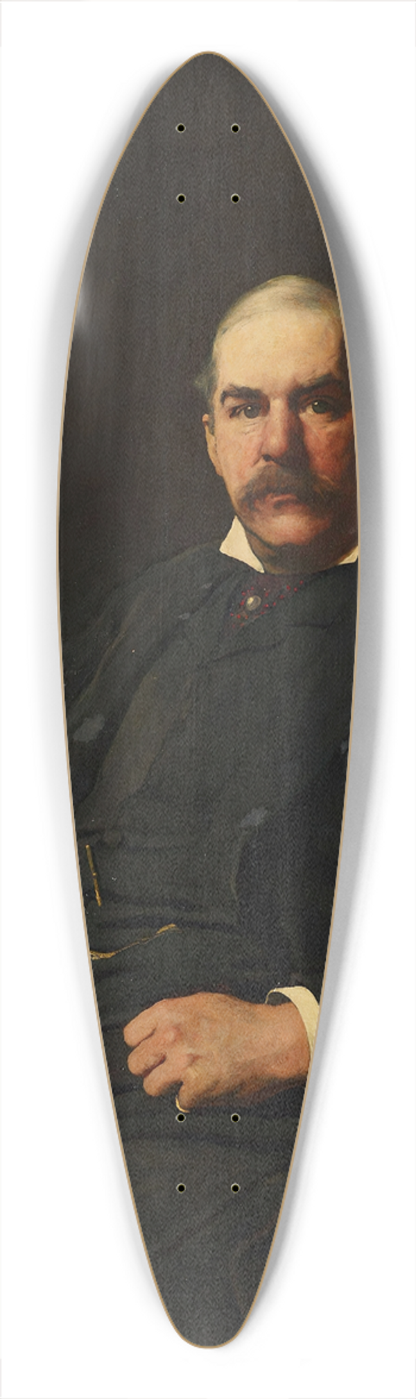Frank Holl - Portrait of Pierpont Morgan 39.3 inch art pintail longboard deck