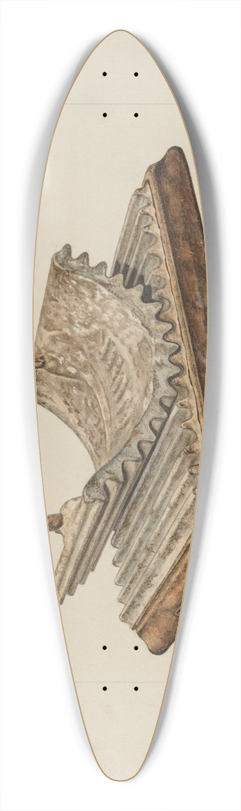 Frank J. Mace - Fluter 39.3 inch art pintail longboard deck