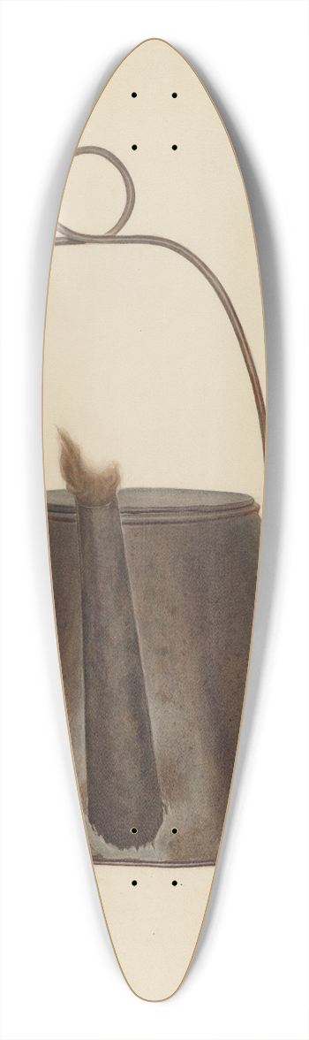Franklyn Syres - Lard Oil Lamp 39.3 inch art pintail longboard deck