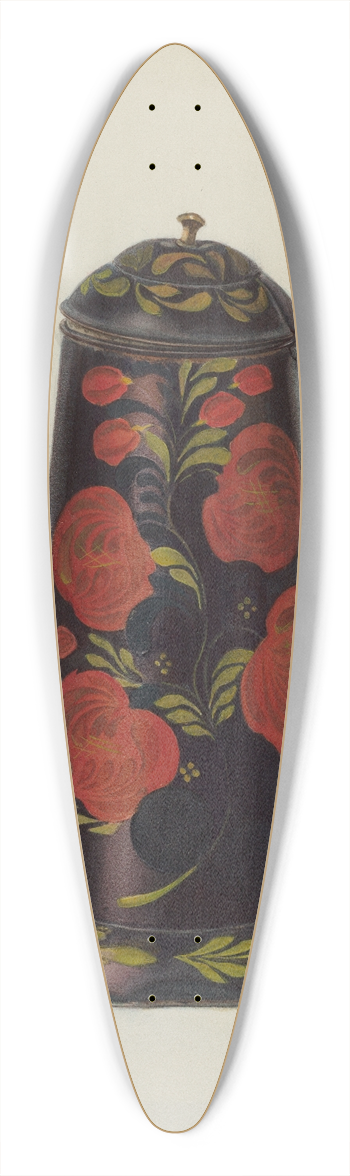 Franklyn Syres - Toleware Teapot 39.3 inch art pintail longboard deck