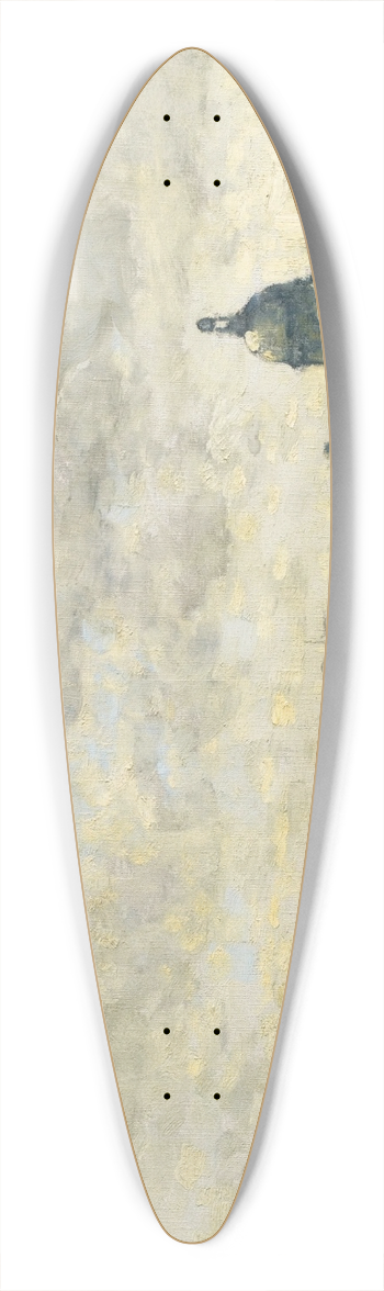 Frank Myers Bogg - Les quais de Seine  Paris 39.3 inch art pintail longboard deck