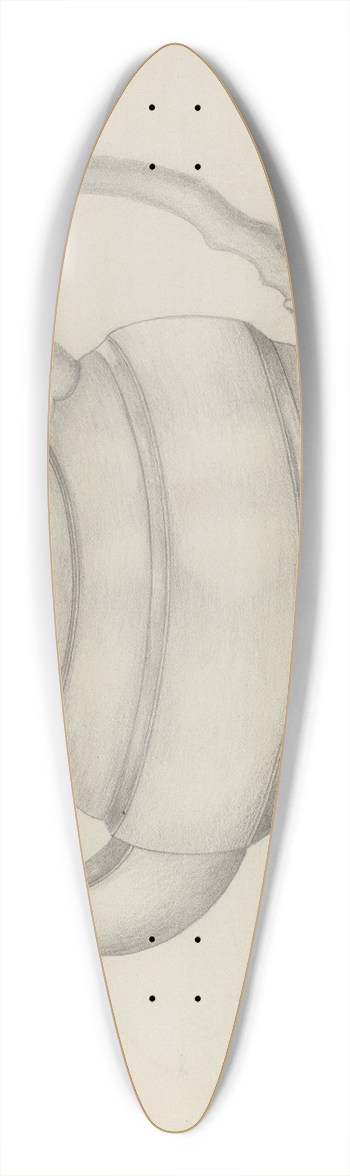 Frank Nelson - Pewter Teapot 39.3 inch art pintail longboard deck