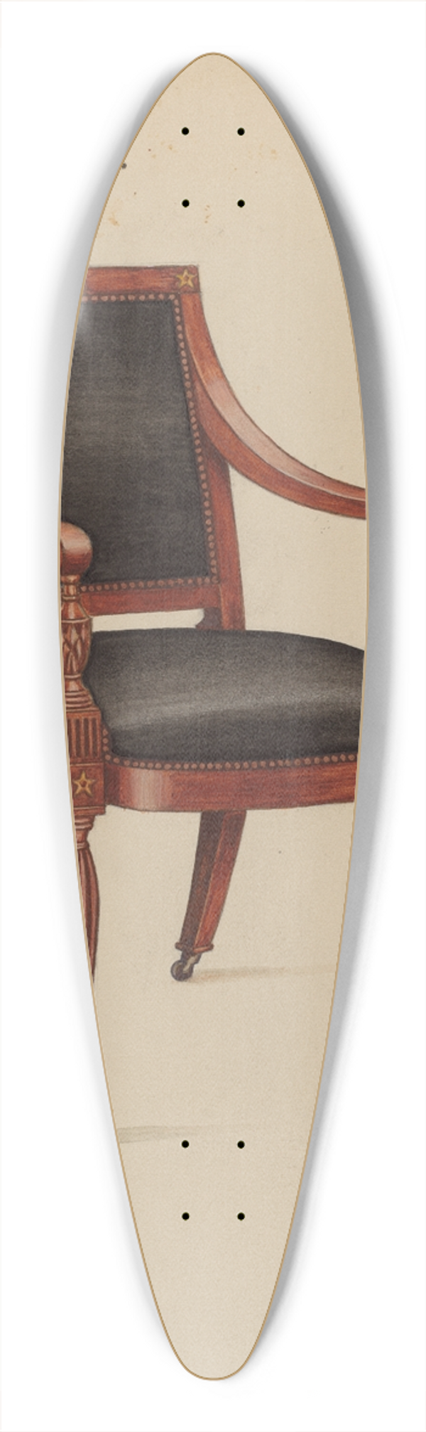 Frank Wenger - Armchair 39.3 inch art pintail longboard deck