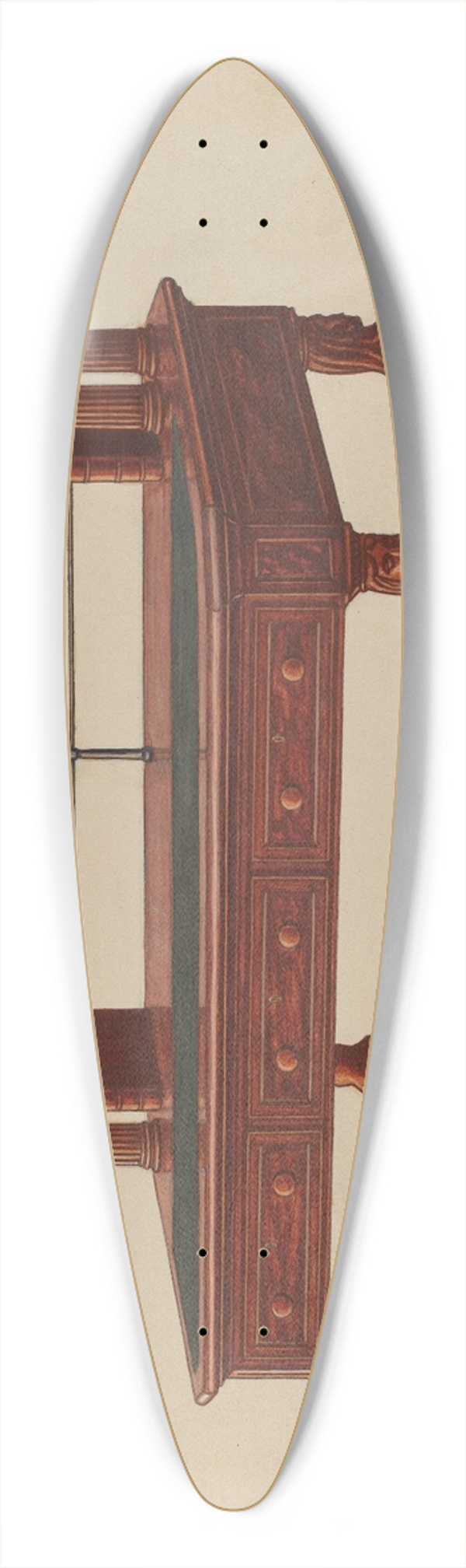Frank Wenger - Desk 39.3 inch art pintail longboard deck
