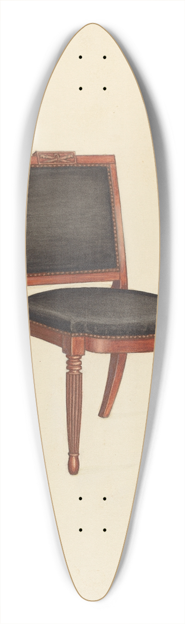 Frank Wenger - Side Chair 39.3 inch art pintail longboard deck