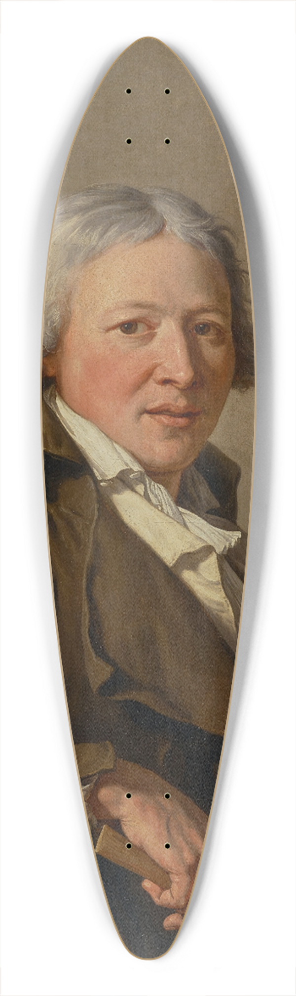 Franois-Andr Vincent - Portrait of the Sculptor Roland 39.3 inch art pintail longboard deck