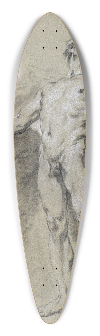 Franois Boucher - Apollo 39.3 inch art pintail longboard deck