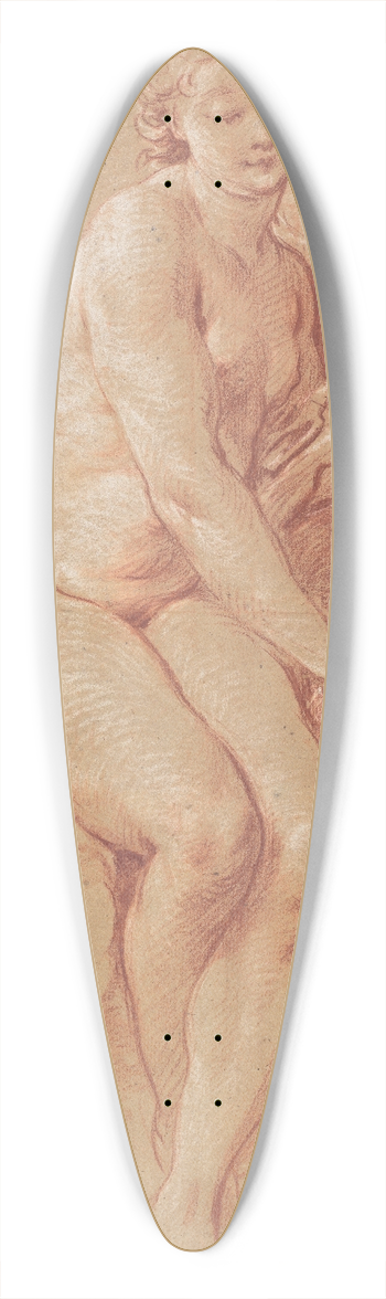 Franois Boucher - Aurora 39.3 inch art pintail longboard deck