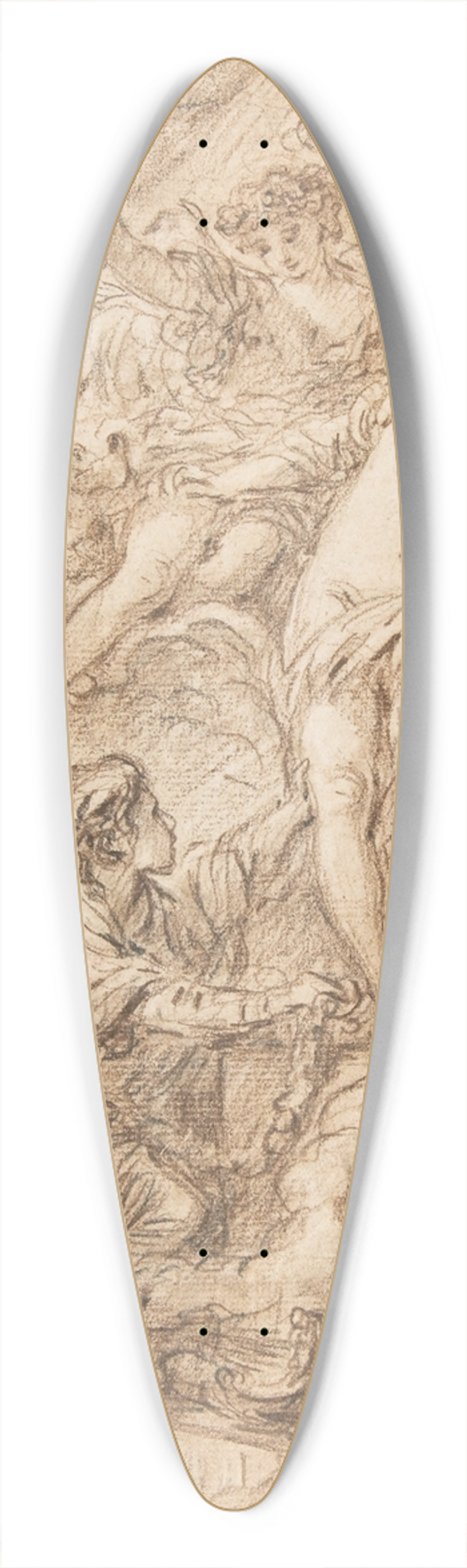 Franois Boucher - Pygmalion and Galatea 39.3 inch art pintail longboard deck