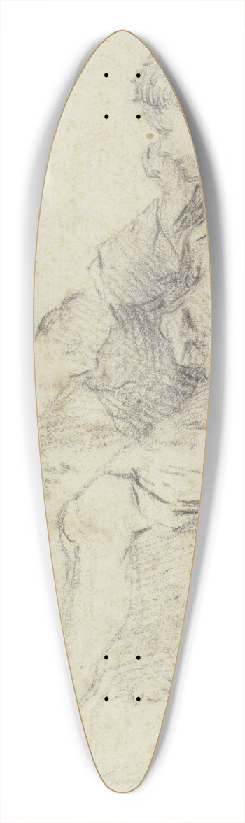 Franois Boucher - Sitzender Knabe mit bloen Beinen 39.3 inch art pintail longboard deck