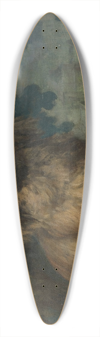 Franois-Charles Cachoud - Pekingese 39.3 inch art pintail longboard deck
