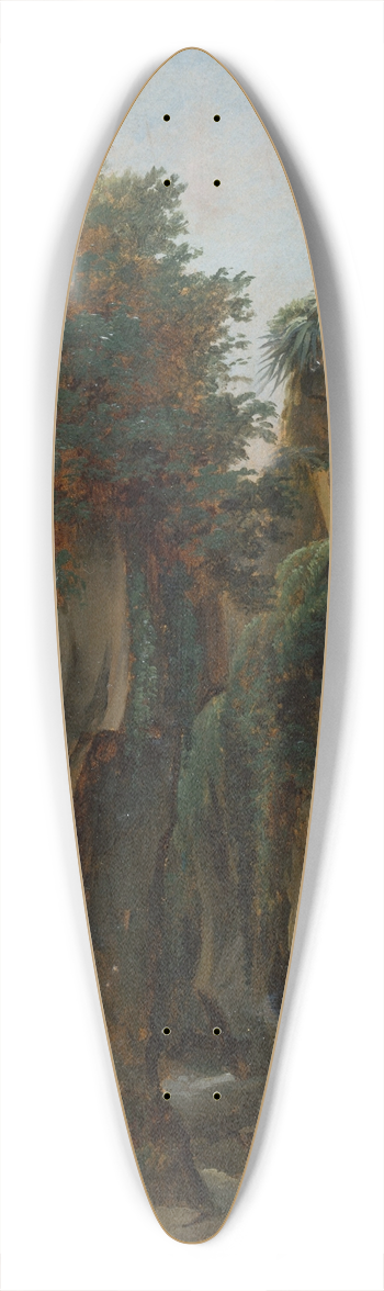 Franois Edouard Bertin - Ravine at Sorrento 39.3 inch art pintail longboard deck