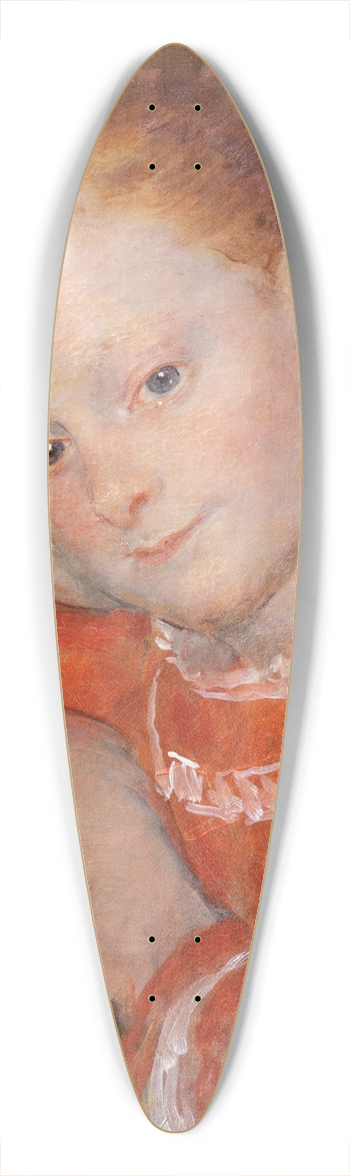 Franois Guiguet - A Moment of Reflection 39.3 inch art pintail longboard deck