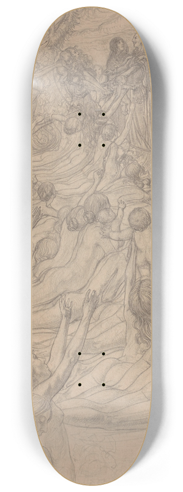 Carlos Schwabe - Don Juan aux enfers 8.25 inch art skate deck