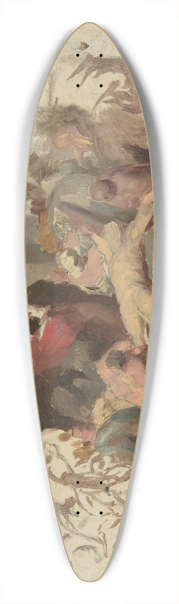 Franois Joseph Heim - The Martyrdom of Saint Hippolytus 39.3 inch art pintail longboard deck