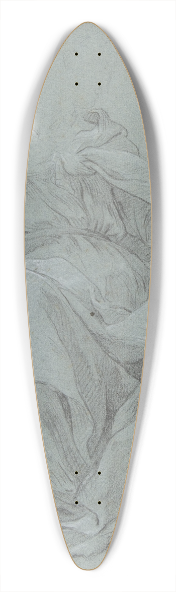 Franois Lemoyne - Seated Draped Figure 39.3 inch art pintail longboard deck