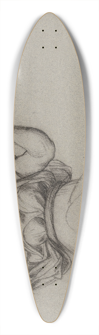 Franois-Lon Benouville - Buste de femme drap 39.3 inch art pintail longboard deck