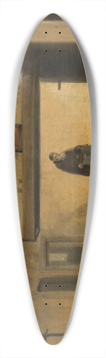 Franois-Marius Granet - Un moine dans une salle vote 39.3 inch art pintail longboard deck