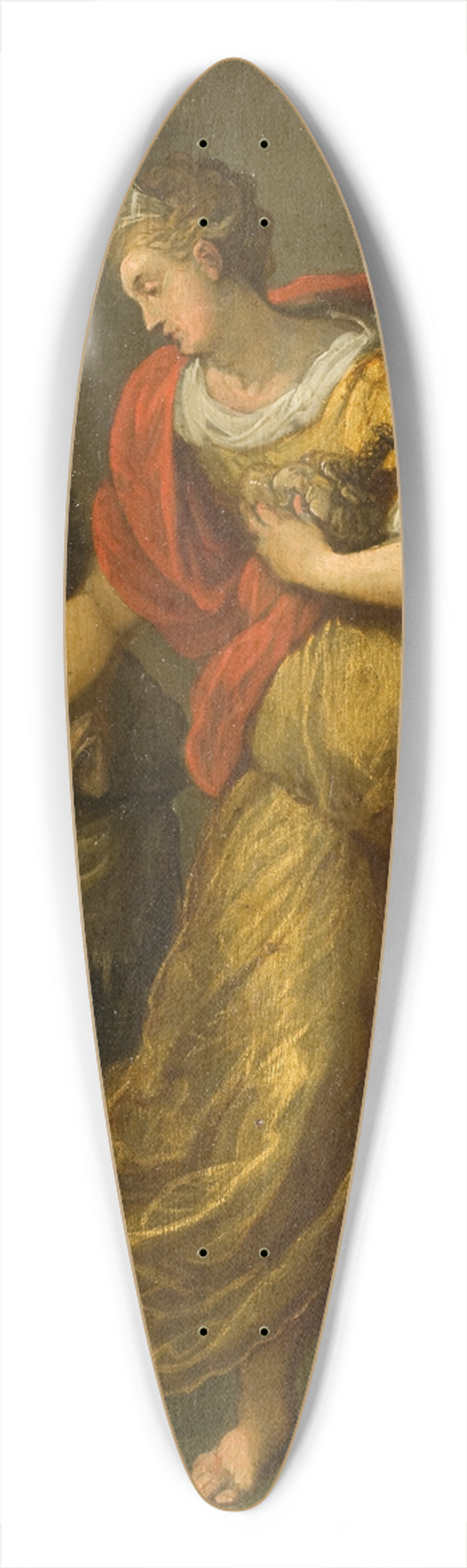 Frans Francken the Younger - Allegory of Generosity 39.3 inch art pintail longboard deck