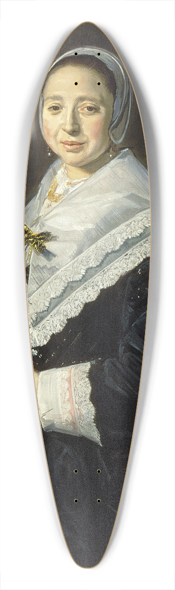 Frans Hals - Portrait of a Woman 39.3 inch art pintail longboard deck