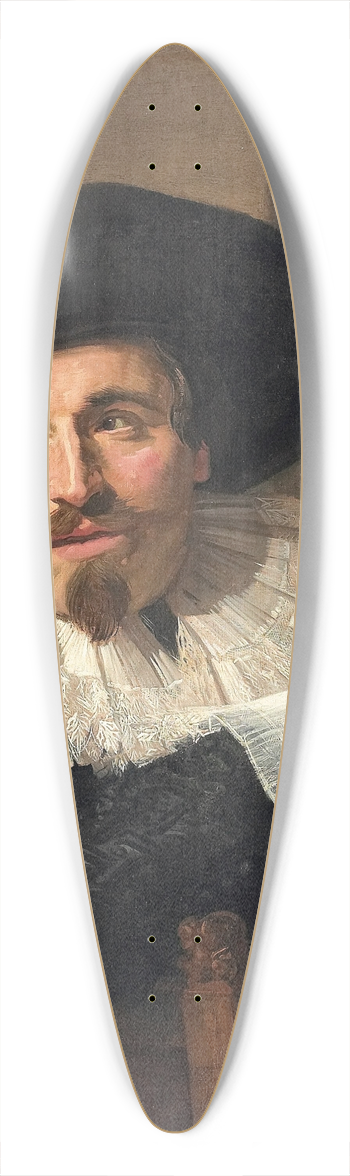 Frans Hals - Portrait of Isaac Abrahamsz. Massa 39.3 inch art pintail longboard deck