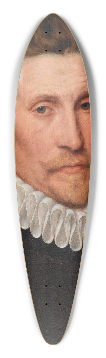 Frans Pourbus The Elder - Portrait Of A Gentleman, Bust-Length, In A White Ruff 39.3 inch art pintail longboard deck