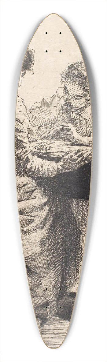 Frans Schwartz - Halma 39.3 inch art pintail longboard deck