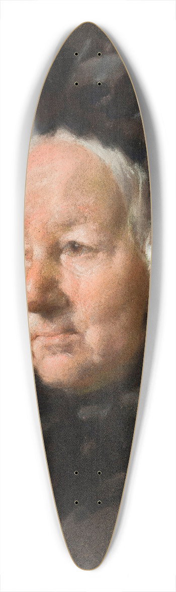 Frans Schwartz - Portrait of the Reverends wife Mrs. Tidemand 39.3 inch art pintail longboard deck