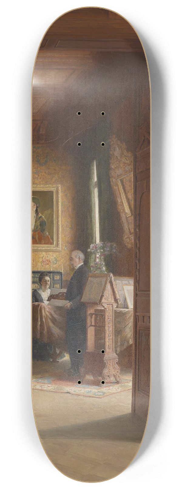 Carl Probst - Carl Probst mit Gattin Gisela am Klavier 8.25 inch art skate deck