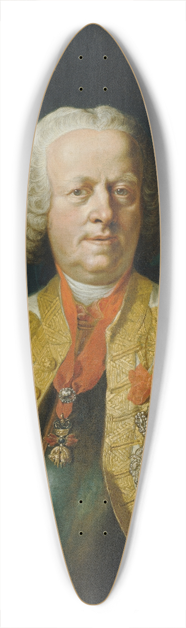 Franz Anton Palko - Feldmarschall Karl Josef Frst Batthyny 39.3 inch art pintail longboard deck