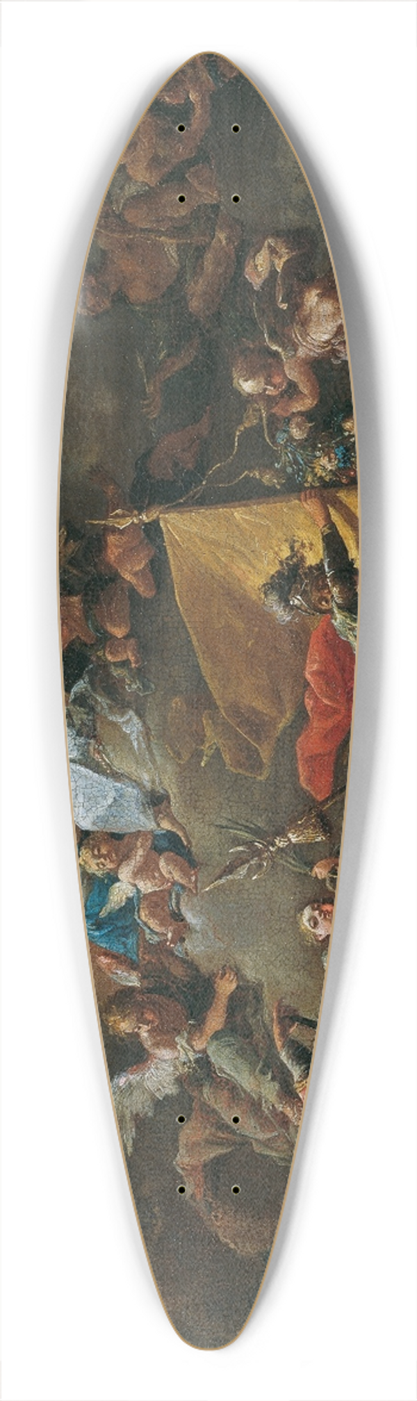 Franz Anton Palko - Mary With The Child And Saints, Enthroned On Clouds 39.3 inch art pintail longboard deck